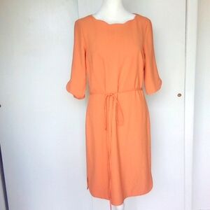 Boss peach color dress
